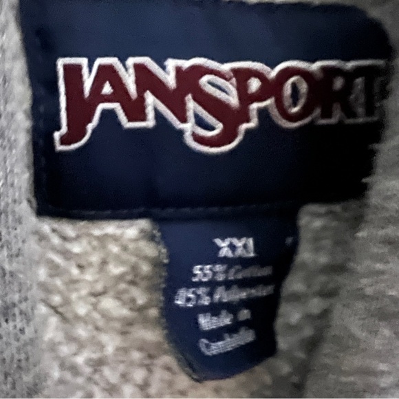 3/$60 Jansport Morgan State University Bears Campus Zip Hoodie Sweatshirt SZ XXL - Picture 4 of 4